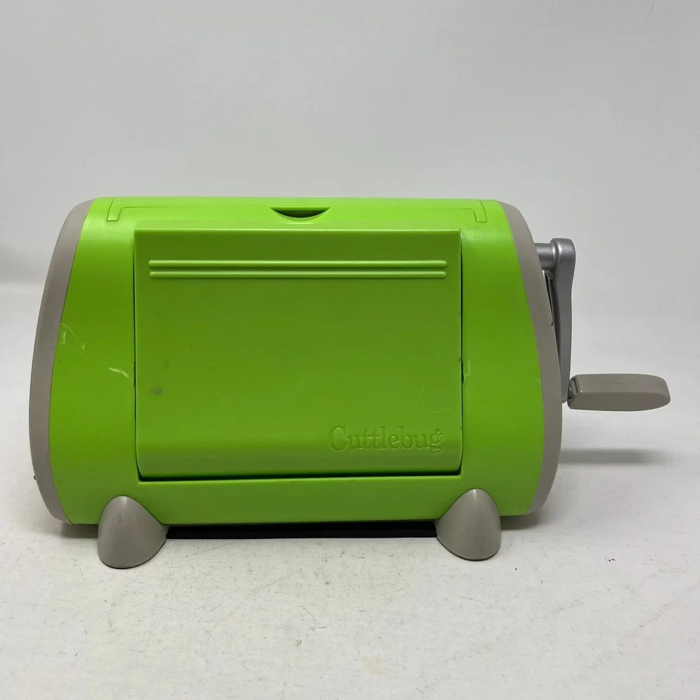 Provo Craft Cuttlebug Die Cutting Embossing Machine Lime Green Manual Tool